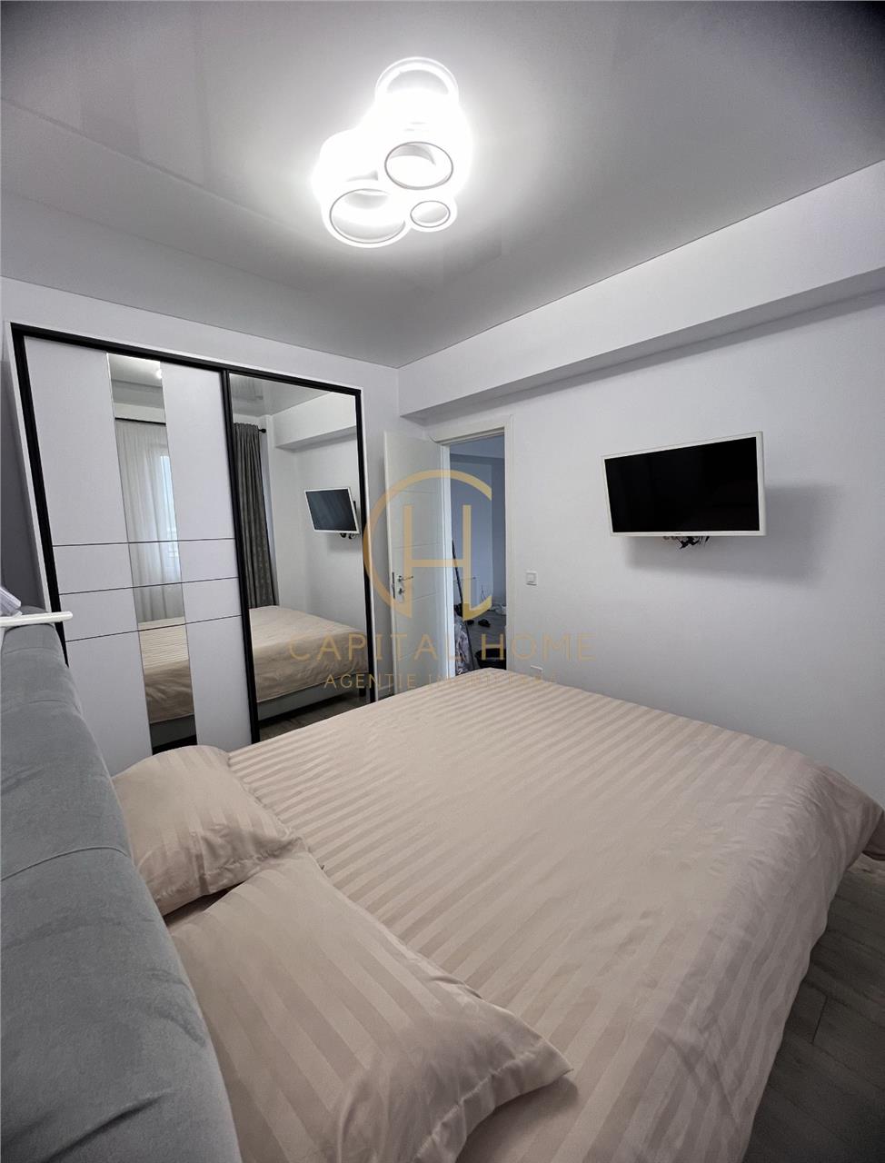 Apartament 2 camere mobilat utilat Bloc Nou